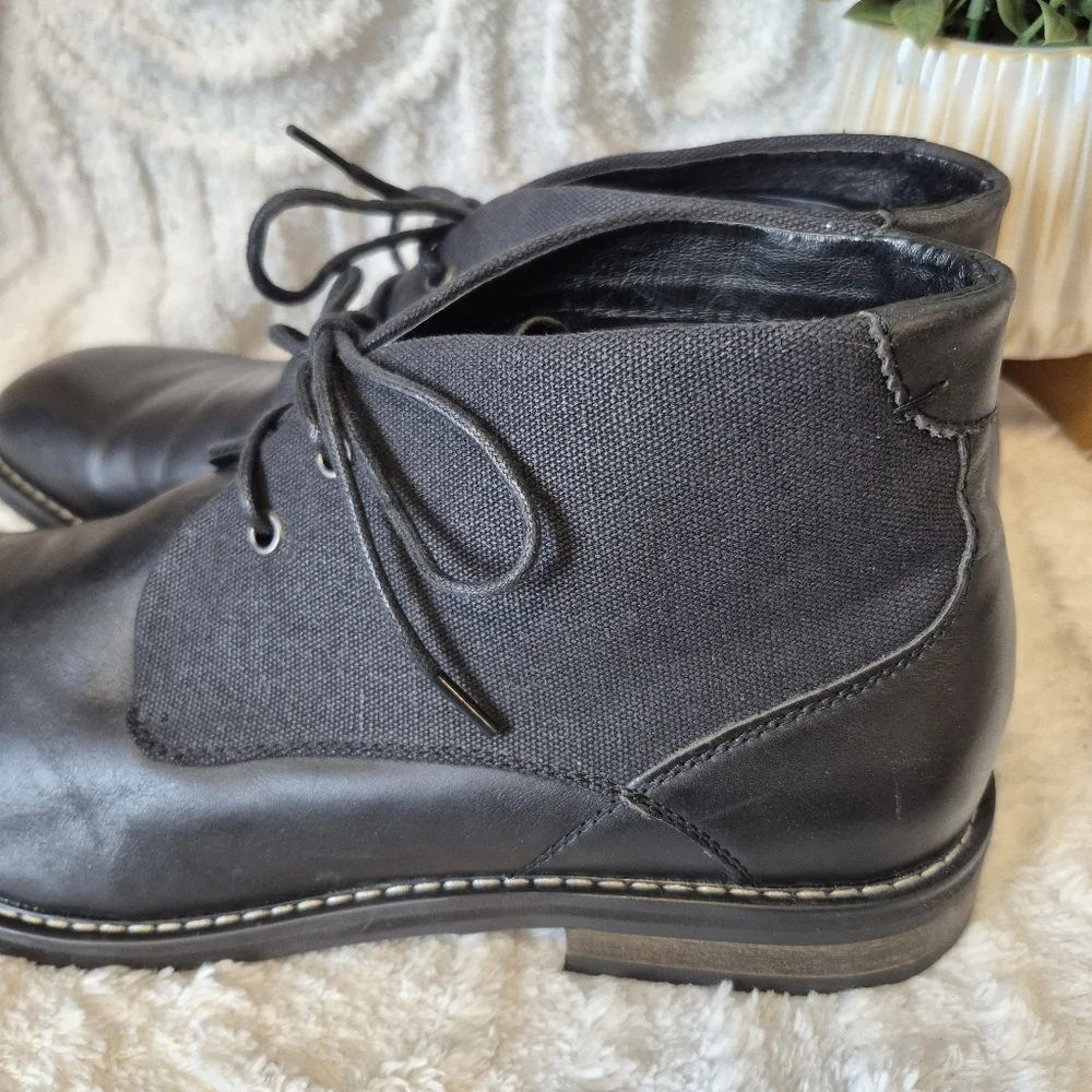 Joe’s Men's Chukka Boots Black Leather Lace Up Dressy Casual Size 13 Joe's Jeans